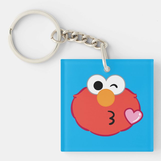 Porte-clefs Elmo Face Jeter un baiser (Devant)