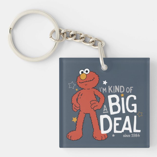 Porte-clefs Elmo | Je suis une sorte de Big Deal (Devant)