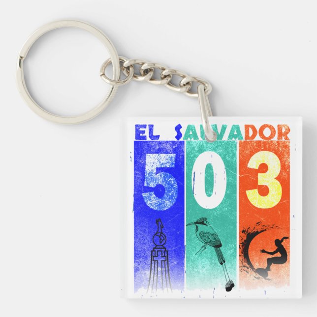 PORTE-CLEFS ELSALVADOR 503 (Devant)