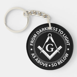 Porte-clefs emblème de la franc-maçonnerie