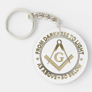 Porte-clefs emblème de la franc-maçonnerie