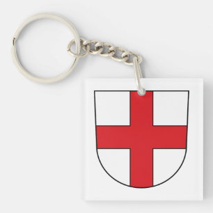 Porte-clefs emblème de la ville de Fribourg-en-Brisgau Allemag