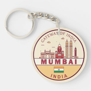 Porte-clefs Emblème de la ville de Mumbai en Inde