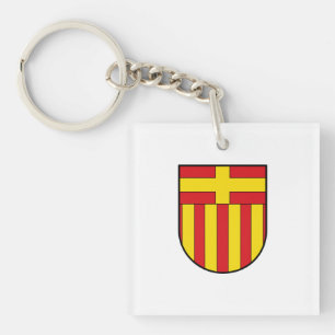 Porte-clefs emblème de la ville de Paderborn drapeau de l'Alle