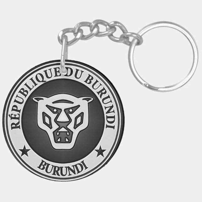 Porte-clefs Emblème du Burundi (Dos droit)