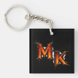 Porte-clefs Emblème gothique infernal MK