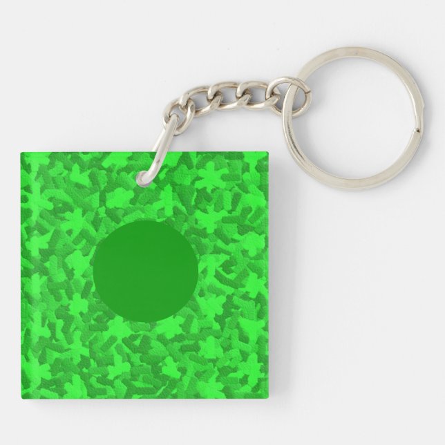 Porte-clefs Embossée de Greenery (Dos)