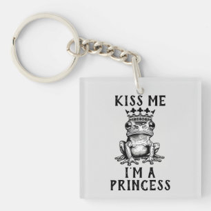 Porte-clefs Embrasse-moi Je suis un Porte - clé princesse