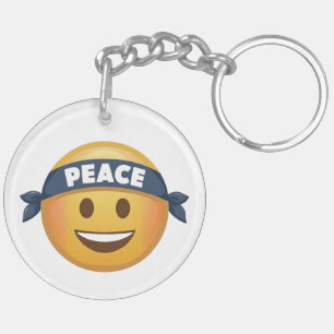 Porte-clefs Emoji de la paix