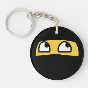 Porte-clefs Emoji mignon de ninja de lil