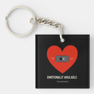 Porte-clefs Emotionally available 