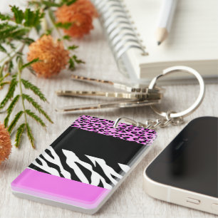 Porte-clefs Empreinte de léopard, Zebra Print, Poster de anima