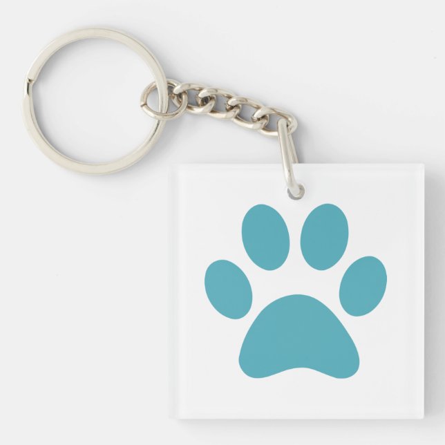 Porte-clefs Empreinte de patte (Devant)