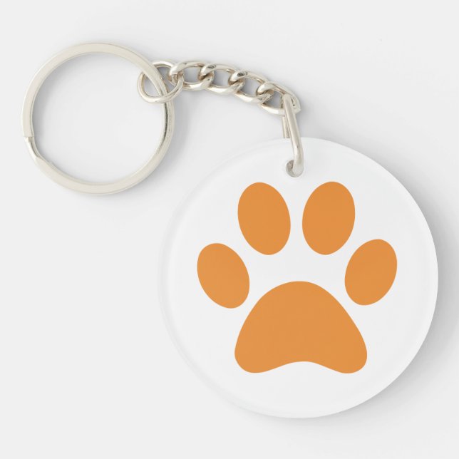 Porte-clefs Empreinte de patte (Devant)