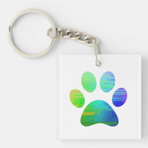 Porte-clefs Empreinte de patte