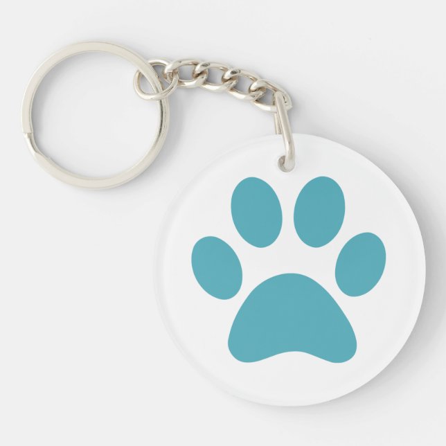 Porte-clefs Empreinte de patte (Devant)