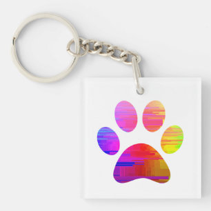 Porte-clefs Empreinte de patte