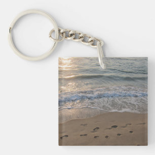 Porte-clefs Empreintes dans le Sable