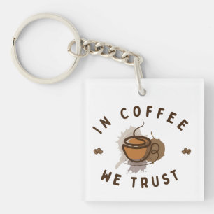 Porte-clefs En Café nous croyons drôle