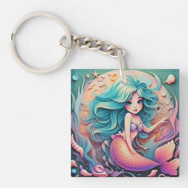 PORTE-CLEFS " ENCHANTEURS SOUS-MARINS " (Devant)