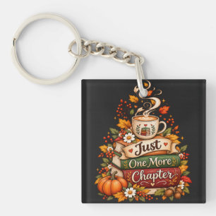 Porte-clefs Encore un chapitre - Amateur de livres d'automne c
