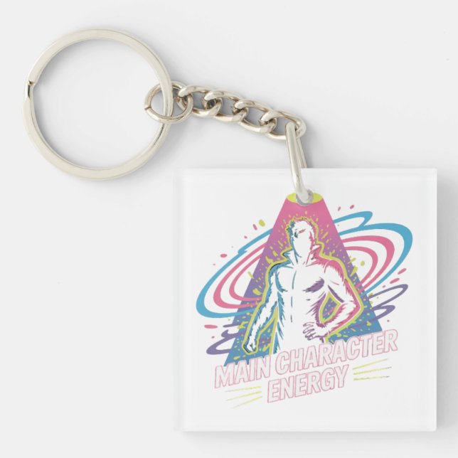 Porte-clefs énergie des caractères principaux (Devant)