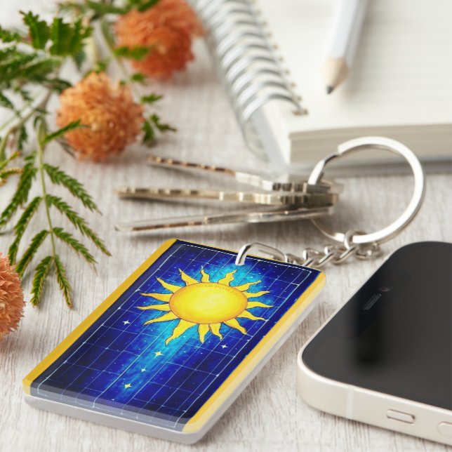PORTE-CLEFS ÉNERGIE SOLAIRE (Devant droit)