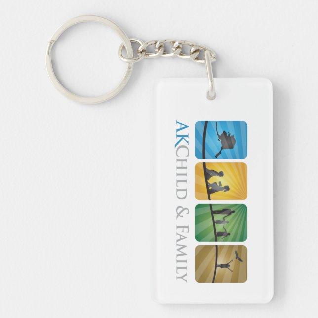 Porte-clefs Enfant d'AK et porte - clé de famille (Devant)