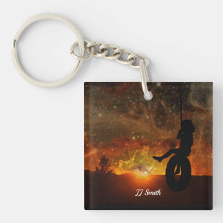 Porte-clefs Enfant Dans Le Porte - clé À Flèche Pneumatique