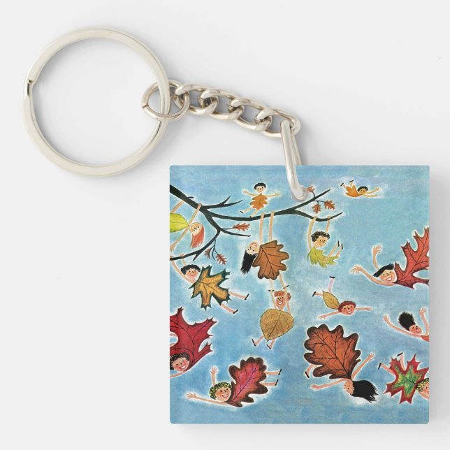 Porte-clefs Enfants de feuille (Devant)