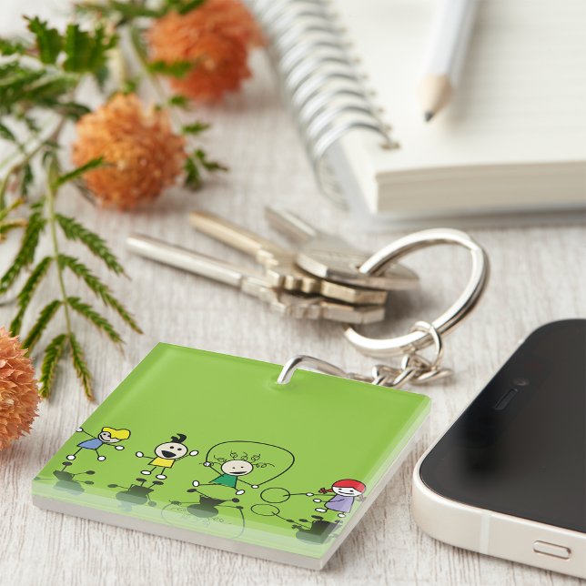 Porte-clefs Enfants Jouant Porte - clé (Créateur téléchargé)