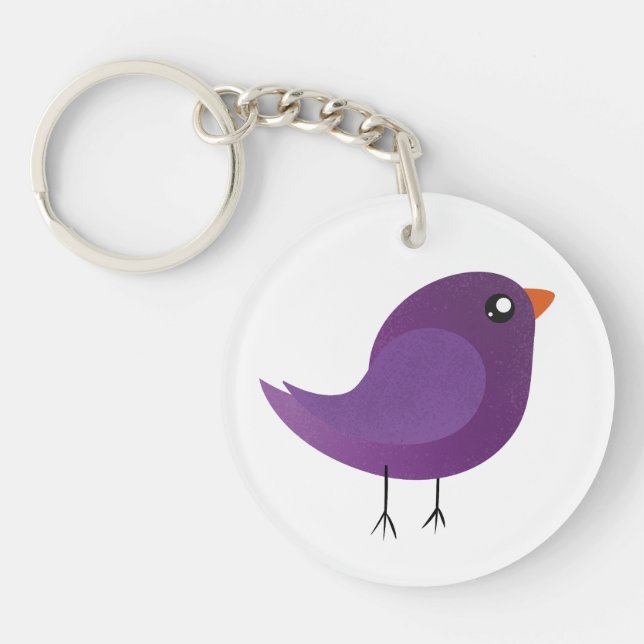 Porte-clefs Enfants mignonette birdy (Devant)