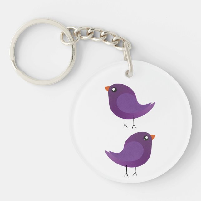 Porte-clefs Enfants mignonette birdy (Devant)