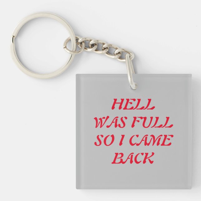 Porte-clefs enfer (Devant)