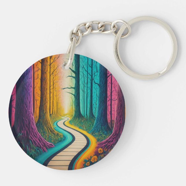 Porte-clefs enfoncer dans les sourires (Dos)