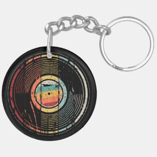 Porte-clefs Enregistrement Tourne-disque DJ pour auditeurs vin