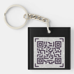 Porte-clefs Enregistrer du papier avec ce Carte de visite QR C