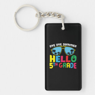 Porte-clefs Enseignant de 5e année Bonjour 5e année