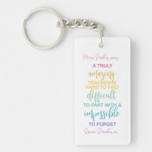 Porte-clefs Enseignant extraordinaire difficile à trouver impo