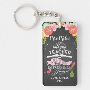 Porte-clefs Enseignant Un enseignant vraiment incroyable est d