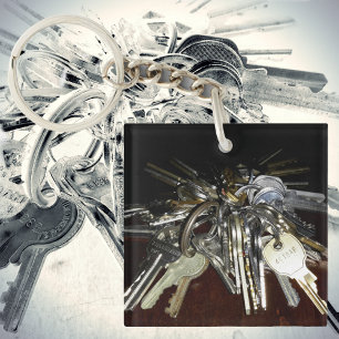 Porte-clefs Ensemble de clés photographiques