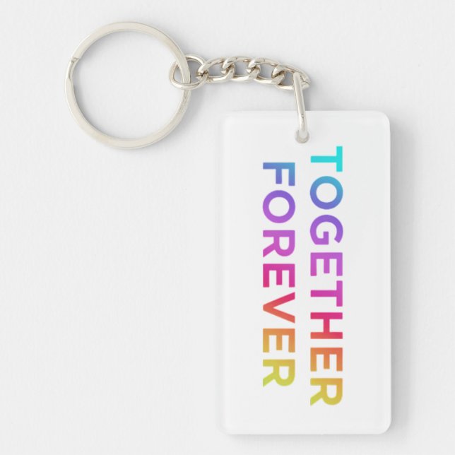 Porte-clefs Ensemble pour toujours Porte - clé (Devant)