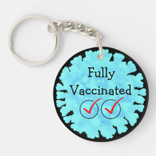 Porte-clefs Entièrement vacciné contre le Porte - clé à 19 bou