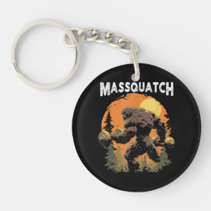 Porte-clefs Entraînement Bigfoot Massquatch Drôle