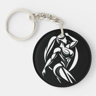 Porte-clefs Entraînement Personnel de Fitness pour Femme Forte