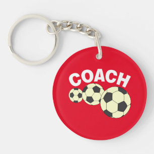 Porte-clefs Entraîneur 3 balles de football