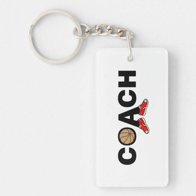 Porte-clefs Entraîneur de basket-ball (Devant)