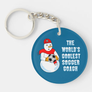 Porte-clefs Entraîneur de football le plus cool