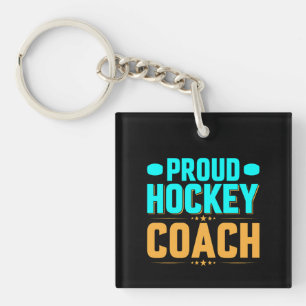 Porte-clefs Entraîneur de hockey fier