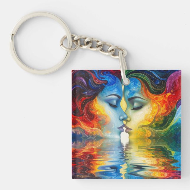 Porte-clefs Entre miroir et mémoire (Devant)